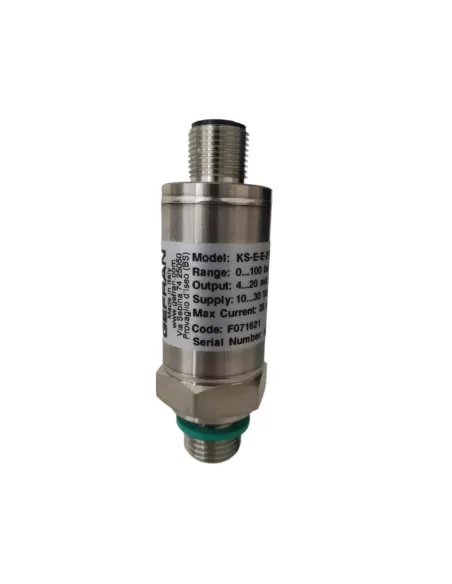 Gefran f071621 ks-e-e-z-b01c-m-v-711 2130x00ux00 sil2 pressure sensor 0 100bar 10 30vdc