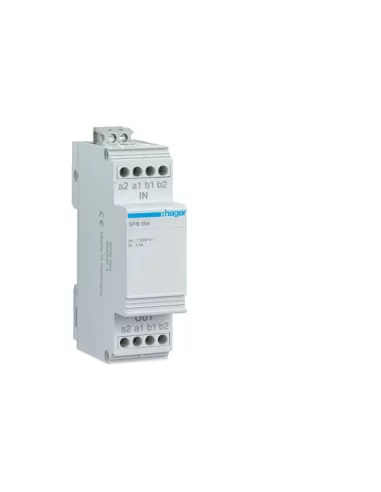 Hager spn504 scaricatore spd cl ii - linee digitali 48v max - 1 modulo din