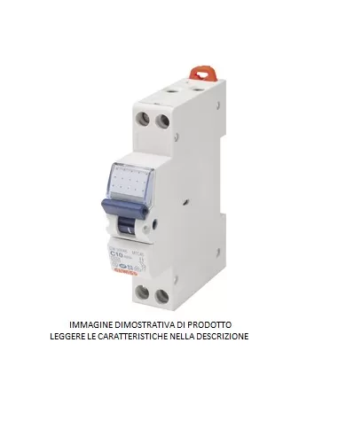 Gewiss interruttore magnetotermico compatto 2p c25 4,5ka 1 modulo gw90049