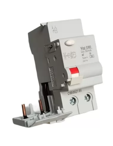 Schneider 26774 differential vigi block c60 2p 63a 30ma class a superimmunized
