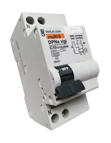Merlin gerin 19431 dpna differential switch 1p n 10a 0,3 [17508 19441]