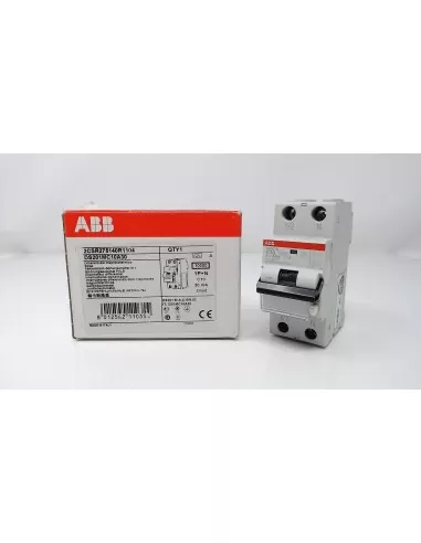 Abb ds201 m  differenziale magnetotermico 10ka 1p n a c10 30ma ds1mc10a30