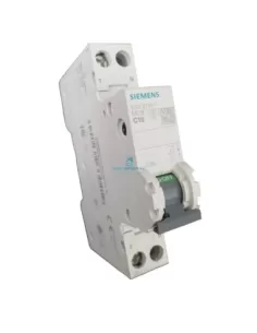 Siemens 5sy30107 interruttore magnetotermico 1p+n curva c 10a 4,5ka 1 modulo