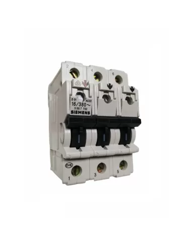 Siemens 5sg7732 miniature circuit breaker d01 16a 3p