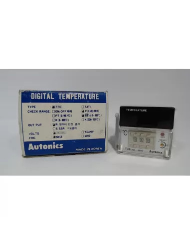 Autonics regolatore temperatura 48x48mm 120vac tipo j (0-199°c) t3sp1r3