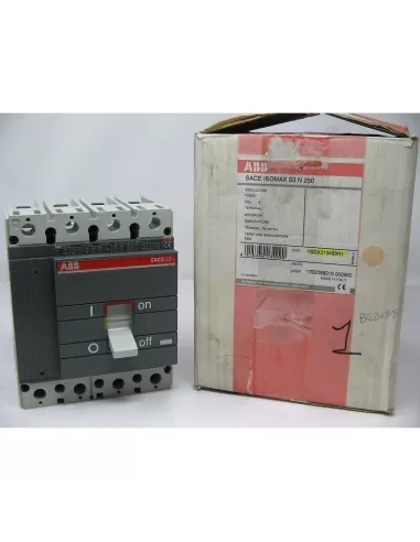 Abb interruttore s3n250 fisso 4 poli  term ant  tm ca r200  1sda013499r1