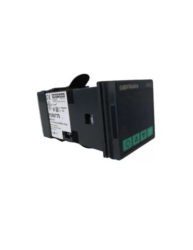 Gefran f056775 450-d-r-0 temperature controller 1//16din 48x48 1 relay output 11 27vac//dc tc//pt100