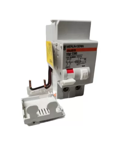 Merlin gerin 26614 blocco differenziale 2p max 63a 0,5a ac 2mod c60