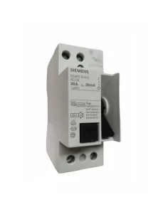 Siemens 5sm33146 interruttore differenziale 2p 40a 30ma tipo a