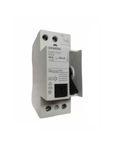 Siemens 5sm33146 interruttore differenziale 2p 40a 30ma tipo a
