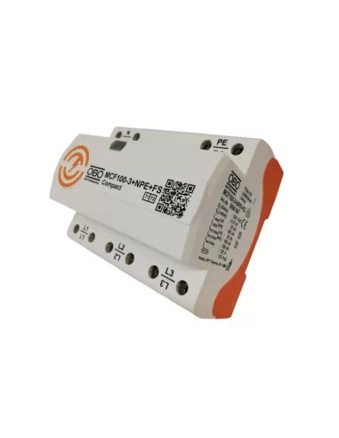 Obo 5096987 limitatore di sovratensione mcf100-3+npe+fs spd t1 t2 255v