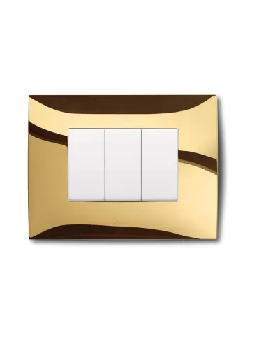 Abb plate 2csk0453ch clear series 4 modules polished gold