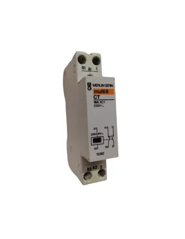Merlin gerin 15382 contactor 2p 1o-1f 20a 1mod