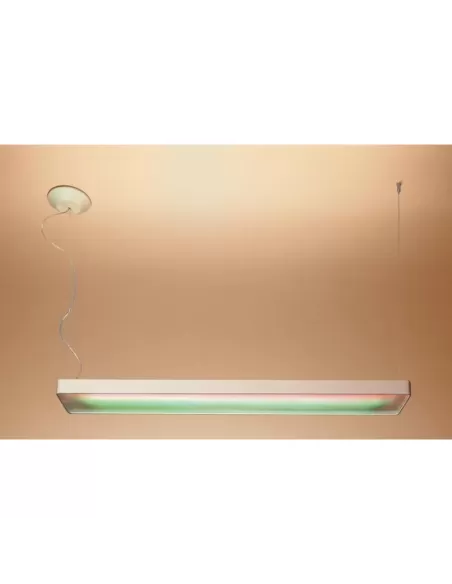 Artemide 1343010a attalo mwl sospensione biemissione fluorescente 3x80w  telecomando