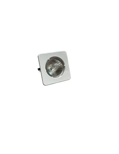 Fosnova 63217 Sirio dichroic square recessed spotlight 12v gu5.3 white with lamp