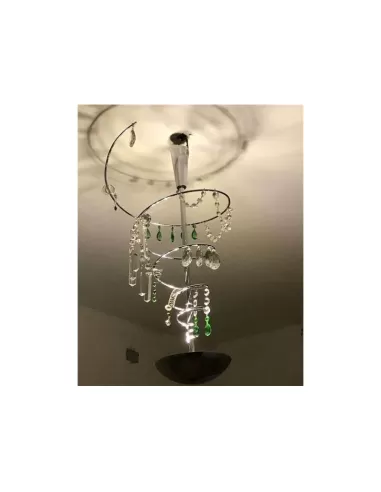 Artemide italia 0093900a iside sospensione 2x150w b15d c/l