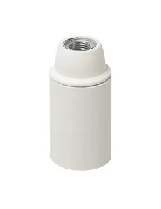 Vimar 02121.S.B Portalampada E14 Cp/Fil Cm/Liscio Bianco
