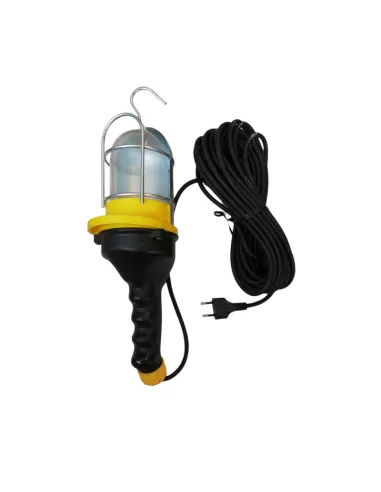Zeca 101//10 portalampada portatile e27 con interruttore ip43 con cavo e spina