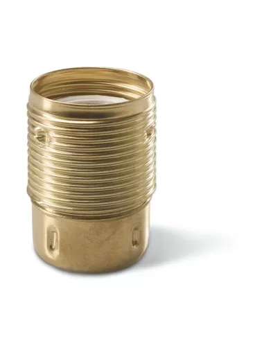 Scame 190 8200t portalampada e27 n//m t cf oro