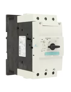 Siemens 3rv10424ma10 interruttore automatico salvamotore 3x100a s3 80/100a 100ka