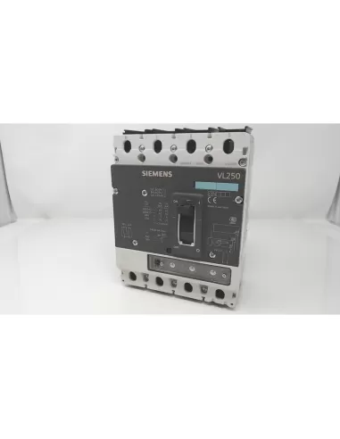 Siemens circuit breaker vl250n 4x200a distr tm 55ka//415v 3vl37201ba460aa0