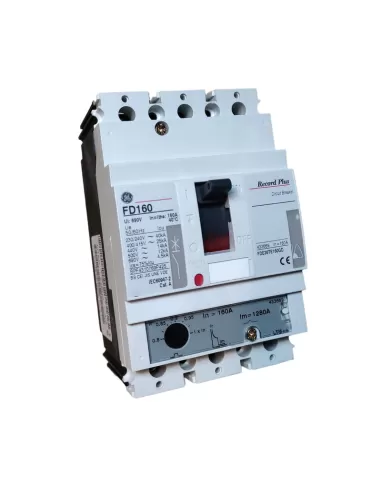 Ge power 433669 fde36te160gd fd tm-linea automatic circuit breaker 160a 3p 3s 25ka