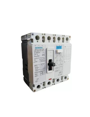Siemens 3vf31142je410aa0 inter aut 4x25a 415v 70ka protected neutral