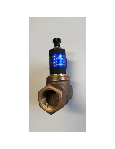 Landis&gyr solenoid valve with manual reset (intelligas) v12cc w12 press 150mbar