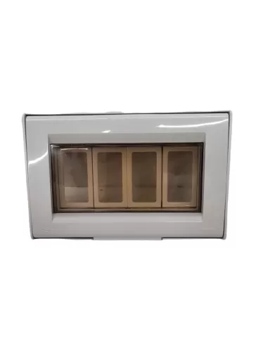 Vimar 13745.Q Calotta Ip55 4 Moduli Idea/8000Sp Grigio