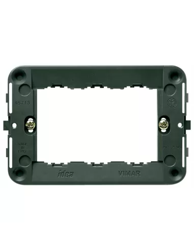 Vimar Idea 16713 Soporte 3 módulos Tornillos