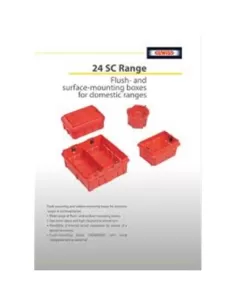 Gewiss scatola 4p con paramalta domobox gw24304