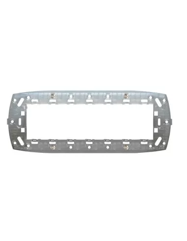 Abb supporto 7 moduli, con viti 2csk1607ch serie chiara