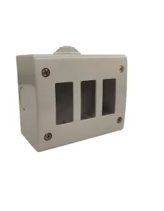 Vimar 12085 Vimar 3-Way Wall Mounted Enclosure IP40 8000 Series Ral 7035