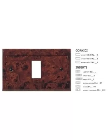 Master 60i423 semi-matt briar insert 3 for