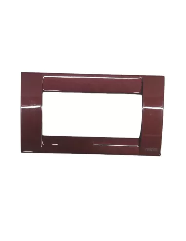 Vimar 16734.25 Idea Placca Classica 4 Moduli Bordeaux Metallo