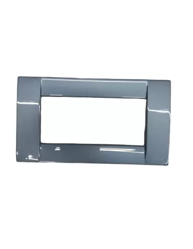 Vimar 16734.26 Idea Placca Classica 4 Moduli Avio Metallo