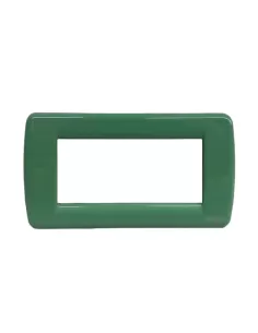 Vimar 16754.08 Idea Placca Rond� 4 Moduli Verde Salvia