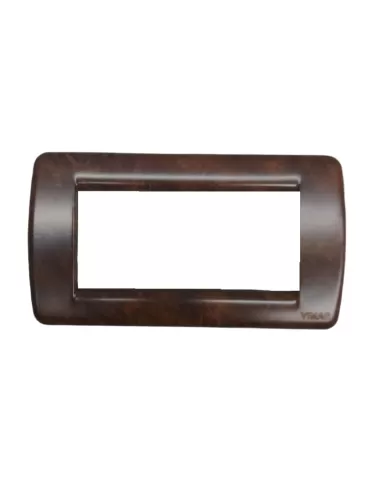 Vimar 16754.41 Idea Rondò Assiette 4 Modules Racine de Noyer