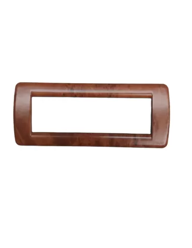 Vimar Idea 16756.42 Placca Rond� 6 Moduli Radica Ciliegio