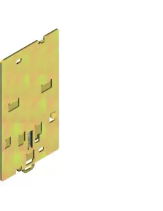 Abb 1sda051439r1 kit din50022 t3 piastra di fiss prof din