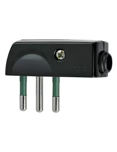 Vimar 00206 Spina 2P T 10A Spa 10A 90? Nero 2