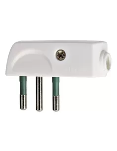 Vimar 00206.B Spina 2P T 10A Spa 10A 90? Bianco 2