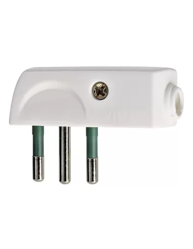 Vimar 00206.B Spina 2P T 10A Spa 10A 90? Bianco