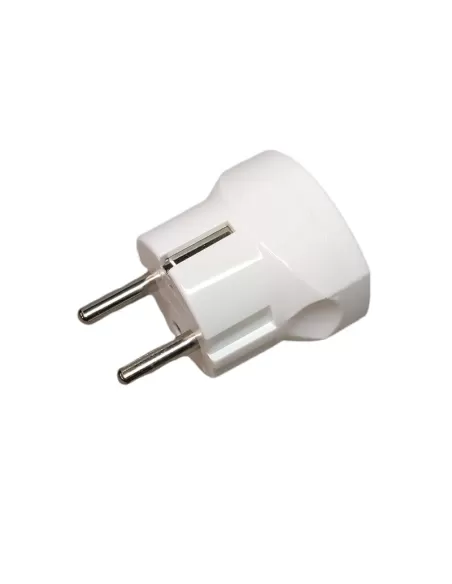 Vimar 00301.B Adattatore Tripla Tedesco/Francese Bipasso Bivalente 10/16A Bianco