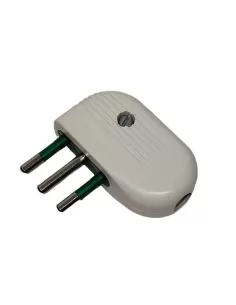 Vimar 01041.B 2P T 10A 90° Plug White 2