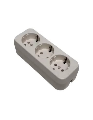 Vimar 01233 Multiple Socket 2P T 3Usc Schuk