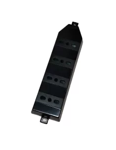 Vimar 01261.N Multiple Socket 4P17/11 Black