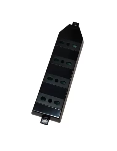 Vimar 01261.N Multiple Socket 4P17/11 Black