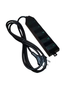 Vimar 01264.N Multiple Socket 5P17/11 Black Cable