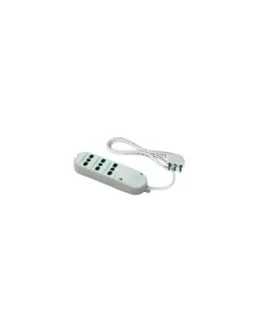 Fanton 41010 white power strip with 3 dual-output 2p t 16a sockets and 1.5m cable, 2p t16a plug